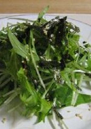 超簡単♪シャキシャキ水菜サラダ★-レシピのメイン写真