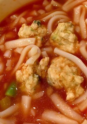 【離乳食中期〜】洋風&和風柔らか♡鶏団子-レシピのメイン写真