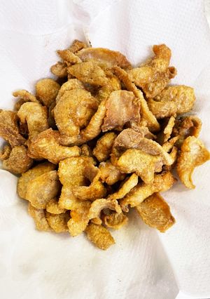 カリッカリ！おつまみに鳥皮チップ！-レシピのメイン写真
