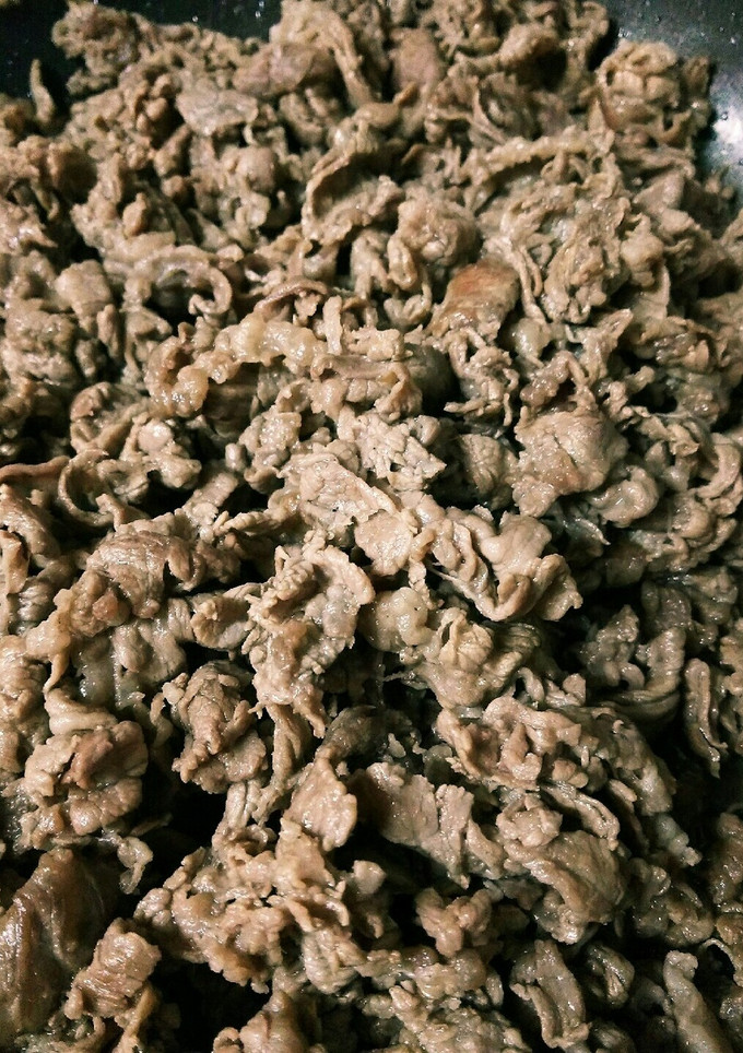 瓦そば用 牛肉炒め-レシピのメイン写真