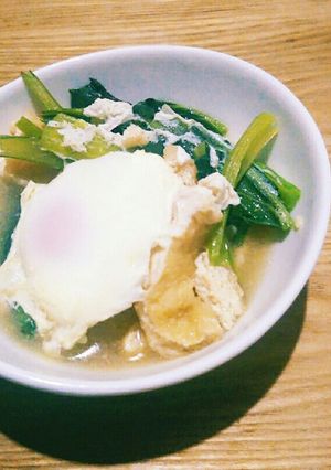 小松菜とお揚げさんの炊いたん（煮物）-レシピのメイン写真