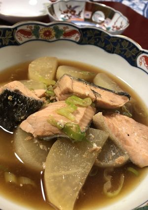 鮭だいこんの味噌煮-レシピのメイン写真