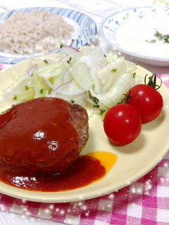 ソースが自慢のハンバーグ(基本タネ)-レシピのメイン写真