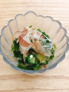 オクラのあおさみぞれ和え-レシピのメイン写真