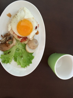 簡単豪華な朝ごはん!洋風ライスボール-レシピのメイン写真