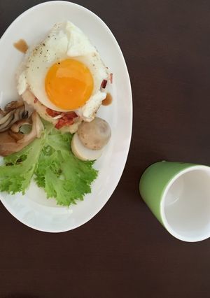 簡単豪華な朝ごはん！洋風ライスボール-レシピのメイン写真