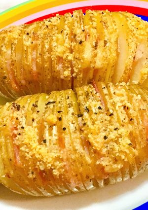 まるごと！簡単☆ハッセルバックポテト-レシピのメイン写真