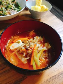 焼肉屋さんのカルビスープ風(チゲ風)-レシピのメイン写真