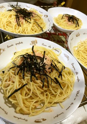 明太子パスタ（夏は冷製でも）-レシピのメイン写真