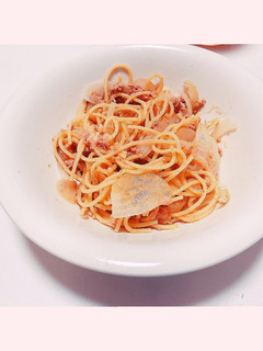 家にあるもので!バター風味ツナ玉パスタ-レシピのメイン写真