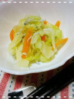 蒸しきゃべつの和え物-レシピのメイン写真
