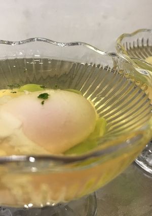 ♡温泉玉子のゼリー寄せ♡-レシピのメイン写真