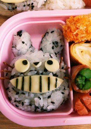 今日のキャラ弁9/12(トトロ)-レシピのメイン写真