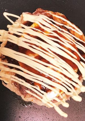長芋超たっぷりフワフワお好み焼き！！-レシピのメイン写真