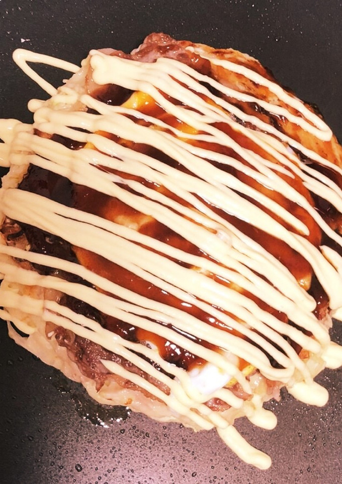 長芋超たっぷりフワフワお好み焼き！！-レシピのメイン写真
