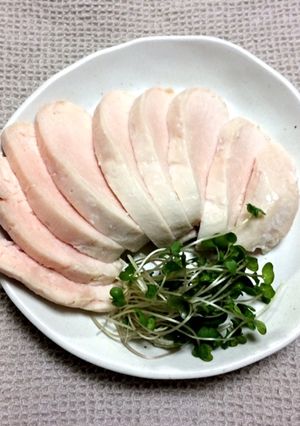低糖質☆ 簡単!柔らかサラダチキン-レシピのメイン写真