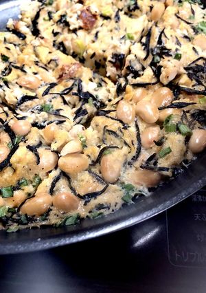 ♪豆&ひじき入り ふわふわ卵焼き♪-レシピのメイン写真