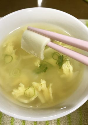 豆腐と玉子の白だしスープ-レシピのメイン写真