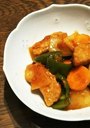 かんたん酢豚-レシピのメイン写真
