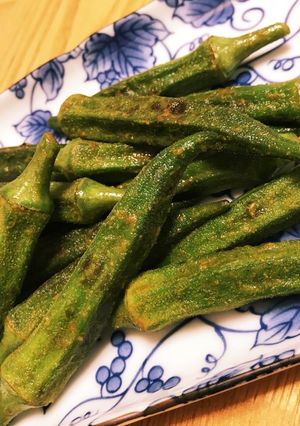 オクラの消費に☆オクラのカレー炒め-レシピのメイン写真