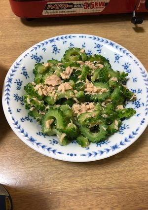 ゴーヤとツナのおひたし 簡単です-レシピのメイン写真