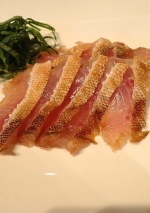 ウスメバルの漬け刺身（湯引き）-レシピのメイン写真