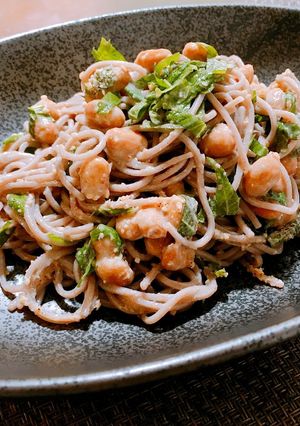 大葉と納豆のオリーブオイル蕎麦-レシピのメイン写真