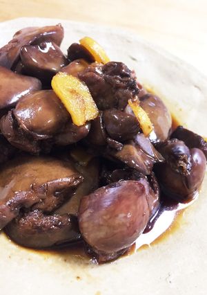 ふっくら旨い☆鶏肝の煮付け-レシピのメイン写真