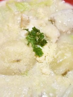 鮭の白子のクリーム煮-レシピのメイン写真