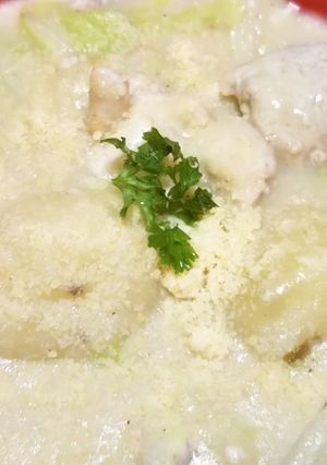 鮭の白子のクリーム煮-レシピのメイン写真