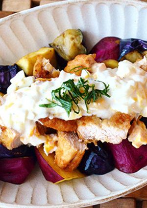 秋野菜と鶏むね肉のチキン南蛮-レシピのメイン写真