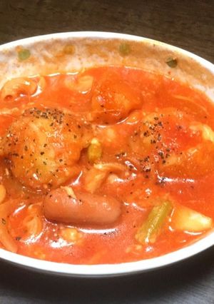 トマトジュースでトマトスープ-レシピのメイン写真