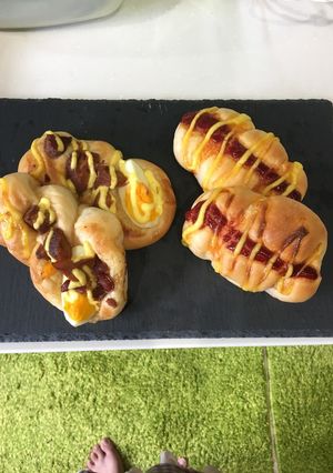照り焼きチキンパン ソーセージパン-レシピのメイン写真