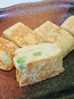ケーキのようなアスパラ卵焼き-レシピのメイン写真