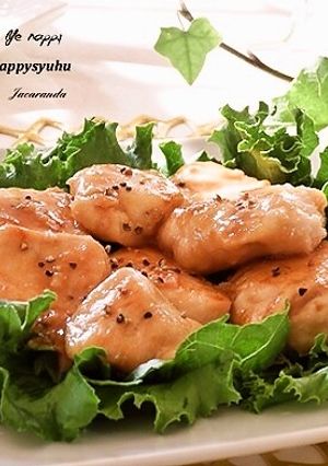 鶏むね肉☆ガーリックバターポン酢-レシピのメイン写真