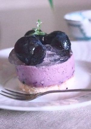 ナガノパープルのムースケーキ♪-レシピのメイン写真