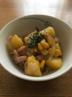ジャガコーンのコンソメ炒め-レシピのメイン写真
