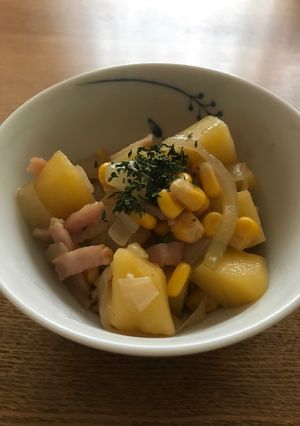 ジャガコーンのコンソメ炒め-レシピのメイン写真