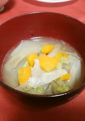 野菜たっぷりみそ汁-レシピのメイン写真