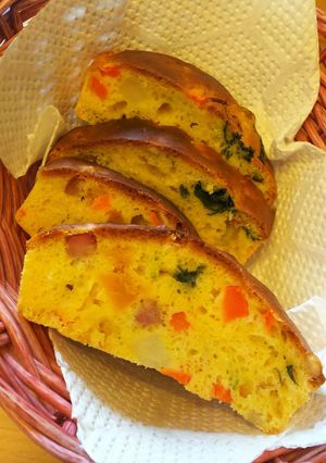 HMで簡単☆野菜たっぷりパウンドケーキ-レシピのメイン写真