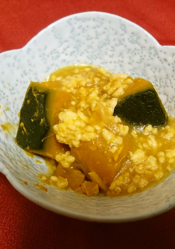 かぼちゃのそぼろあんかけ-レシピのメイン写真