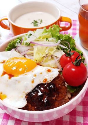 話題入り☆ロコモコ丼☆-レシピのメイン写真