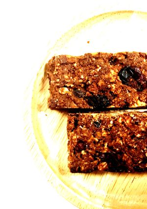 グリーンバナナとチョコのグラノーラバー-レシピのメイン写真