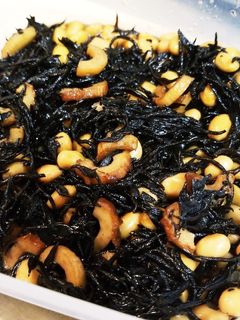 簡単☆ひじきと大豆の煮物♪︎-レシピのメイン写真