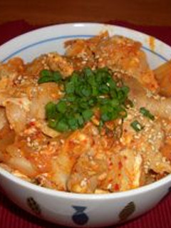豚キムチ丼-レシピのメイン写真