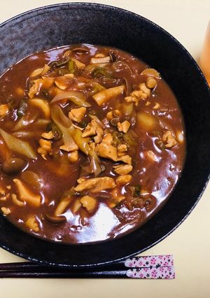 鍋ひとつで簡単☆だし香るカレーうどん-レシピのメイン写真