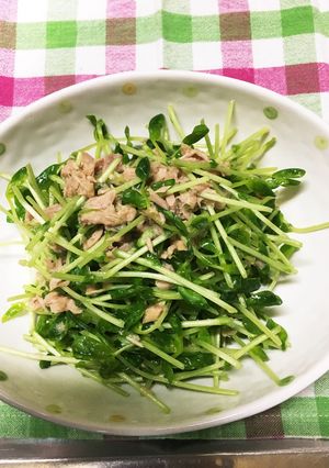 止まらない美味しさ！無限豆苗！-レシピのメイン写真