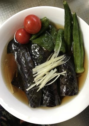 簡単白だし!茄子揚げ浸し-レシピのメイン写真