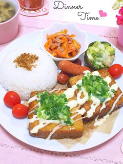 ふわとろっ♪厚揚げ照りマヨチーズ♡-レシピのメイン写真