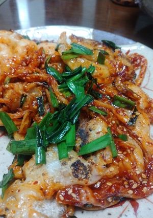 イカキムチ餅-レシピのメイン写真